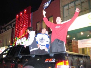 Downtown Toronto after Leafs won the Quarter Finals 40.JPG